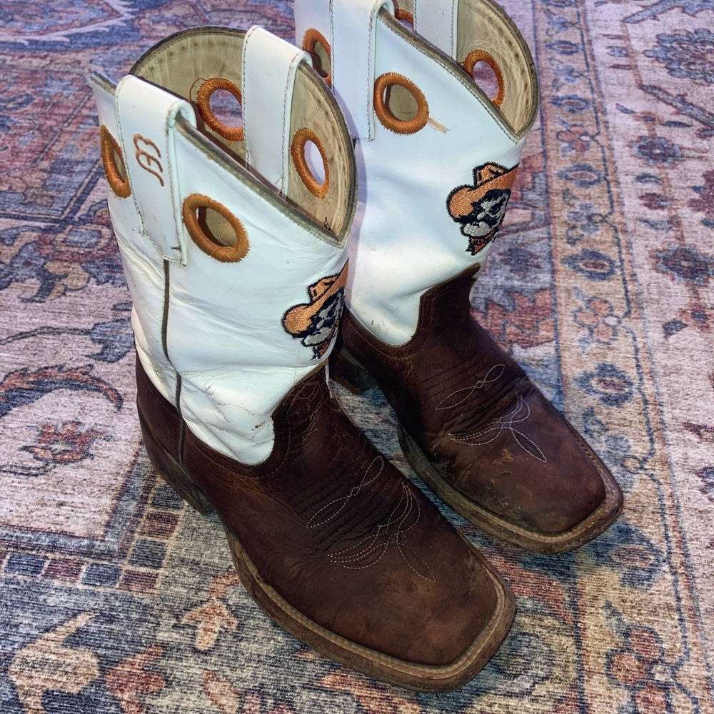 Kids Anderson Bean OSU Cowboy Boots, Size 1